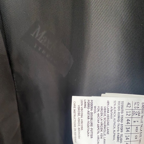 MAX MARA Luxurious Alpaca Faux Fur Coat - Picture 4 of 9